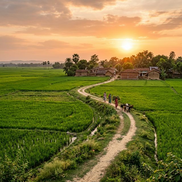 Bihar rural landscape